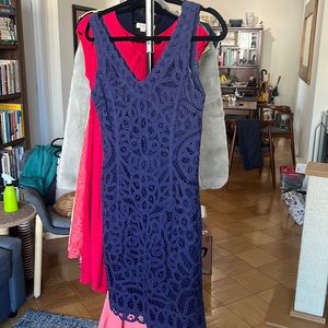 Lily Pulitzer navy lace dress